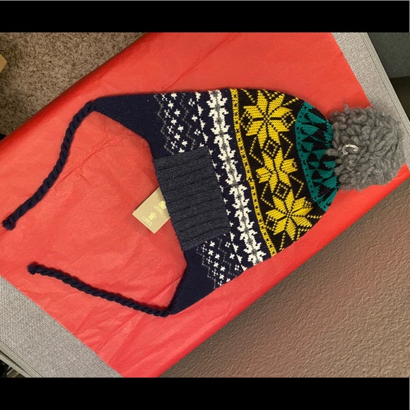 ❤️$295 Burberry Fair Isle Wool Blend Beanie NWT - Picture 4 of 6